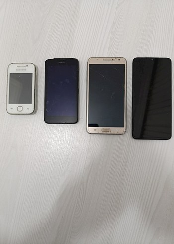 Dört Farklı Model Android Telefon Seti
