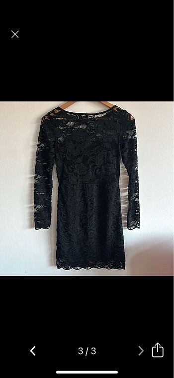 H&M Dantel elbise