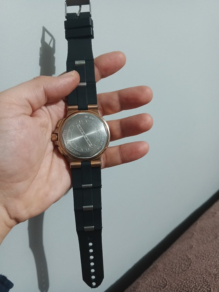 Erkek Klasik Stil Bvlgari Altın Saat - Görsel 3