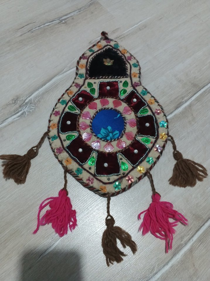 keçe üzeri el islemesi antika muhteşem şark köşesi duvar süsleri - Görsel 2