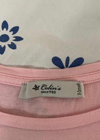 Kız Çocuk Pembe Baskılı Kısa Kollu Tişört - Görsel 2