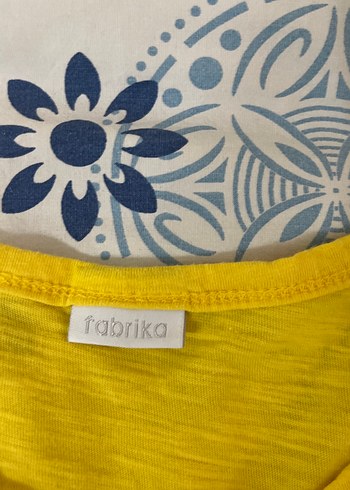 Fabrika Sarı kısa kollu tişört - Görsel 2