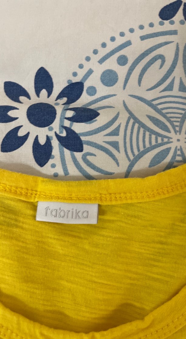 Fabrika Sarı kısa kollu tişört - Görsel 2