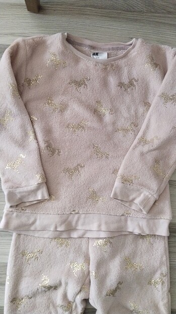 H&M 6 yaş polar alt üst takım