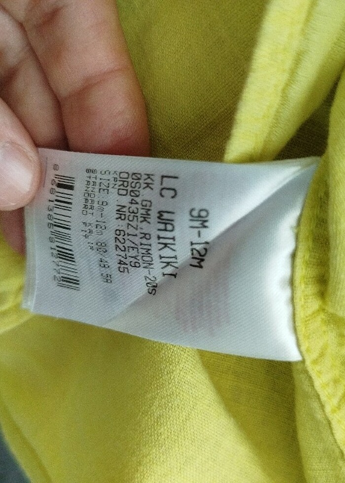 LCW çocuk tişört 9/12 ay - Görsel 4