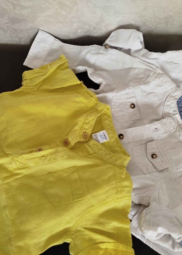 3 âdet gömlek 9/12ay  - Görsel 2