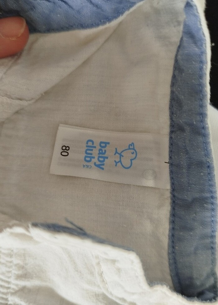 3 âdet gömlek 9/12ay  - Görsel 4