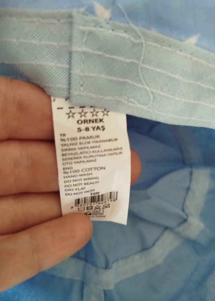 Erkek çocuk yazlık şapka  - Görsel 4