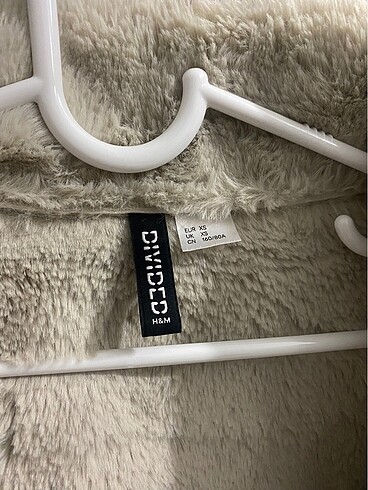 H&M Suni Deri Yünlü Ceket