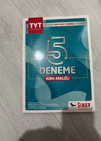 TYT 5 Deneme Konu Analizli Sınav Kitabı