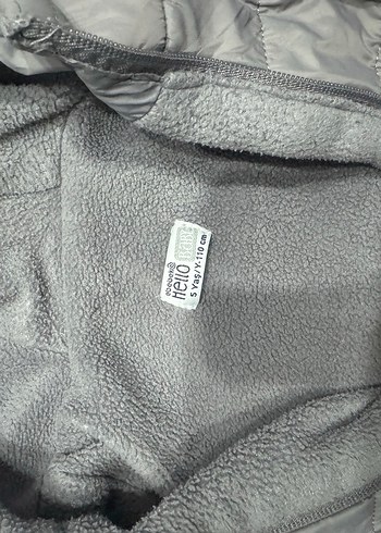 Gri Kapüşonlu şişme mont - Görsel 2