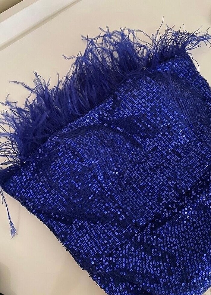 Payetli abiye elbise - Görsel 3