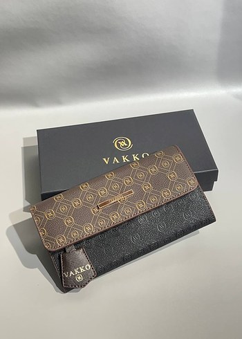 Vakko Kahverengi Deri Kadin Cuzdan