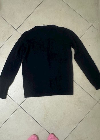 Uzun Kollu Düğmeli Hırka - Görsel 2