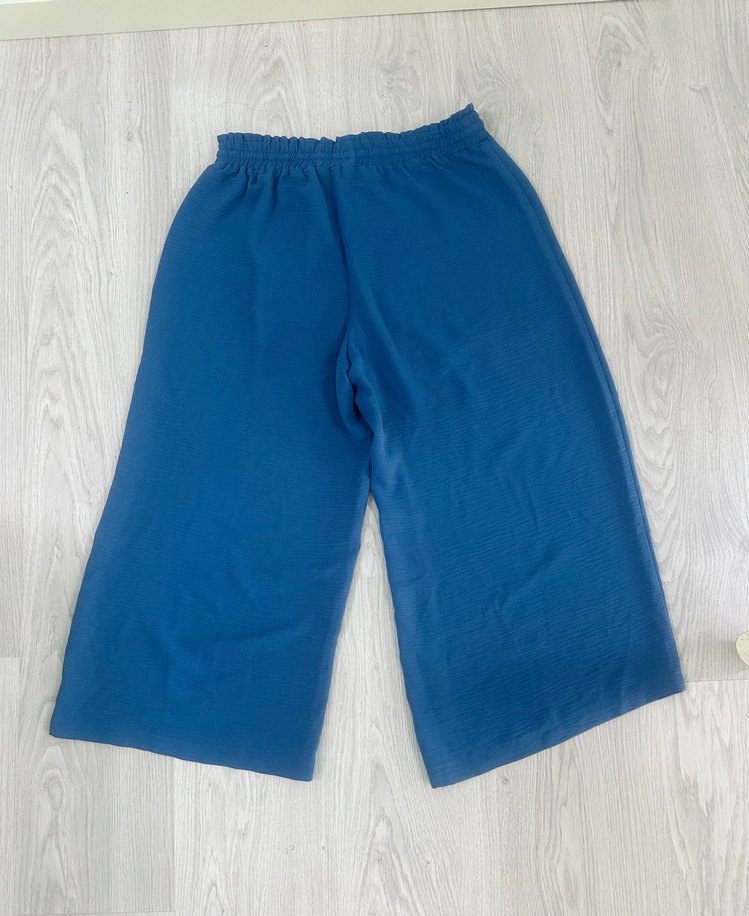 Mavi Kadın  Bol Pantolon - Görsel 2