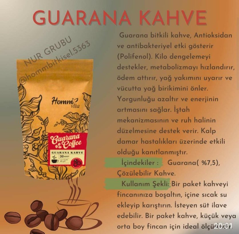 Guarana kahve - Görsel 3