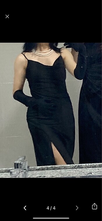 xs Beden siyah Renk trendyolmilla elbise