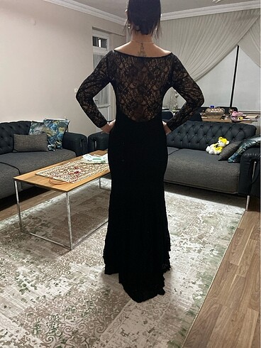 38 Beden Siyah elbise