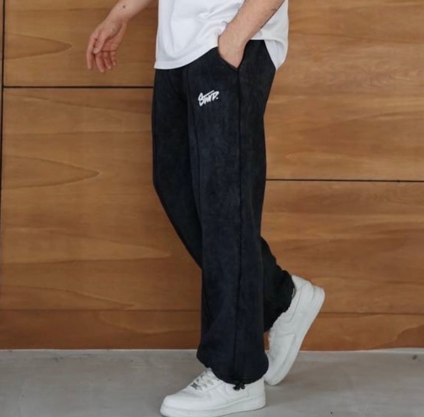 SWTD Antrasit Baggy Unisex Eşofman - Görsel 3