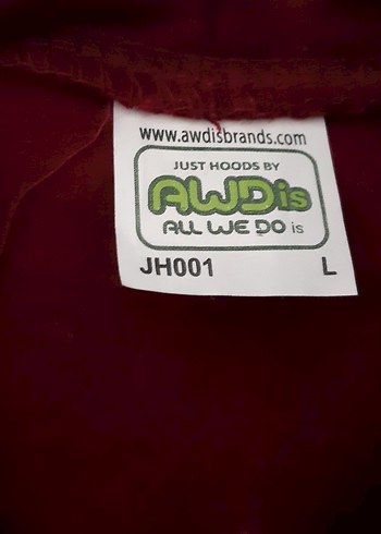 Bordo Kapüşonlu Sweatshirt - Görsel 3