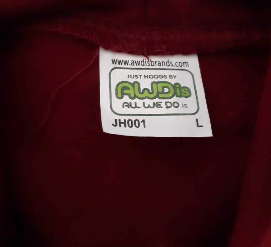 Bordo Kapüşonlu Sweatshirt - Görsel 3