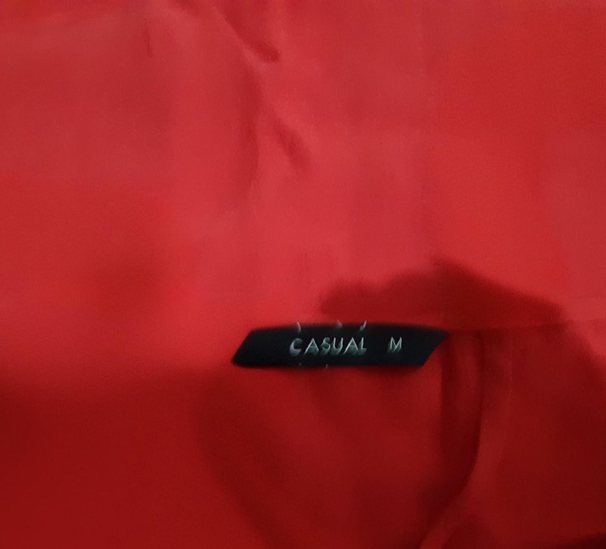 Kırmızı Askılı Uzun Salaş Elbise - Görsel 4