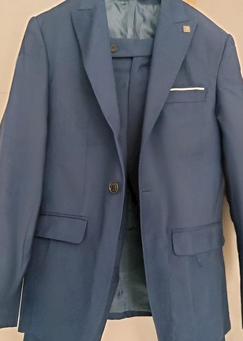 Klasik Lacivert Erkek Takım Elbise - Görsel 2