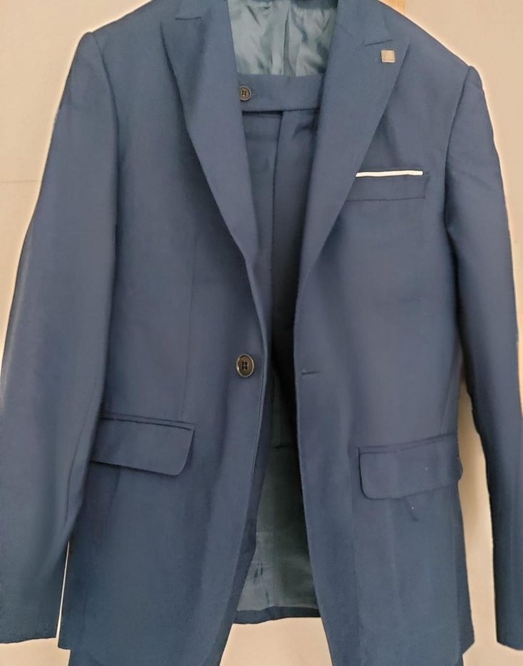 Klasik Lacivert Erkek Takım Elbise - Görsel 2