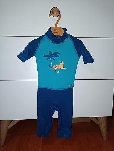 1 Yaş Beden mavi Renk Decatlon UV KORUMALI MAYO