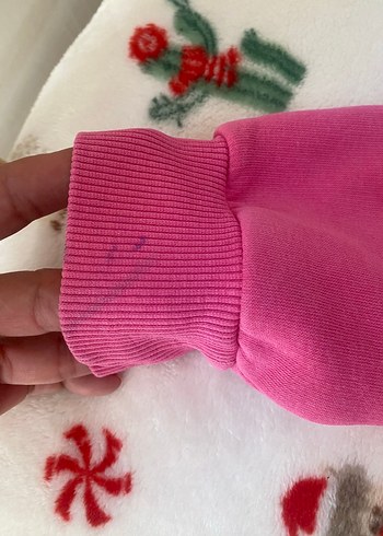 Mavi Kız Çocuk Pembe Baskılı Sweatshirt