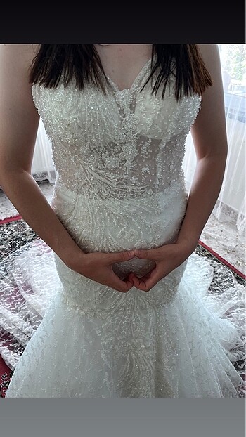 ELBİSELLA MARKA BALIK MODEL GELİNLİK