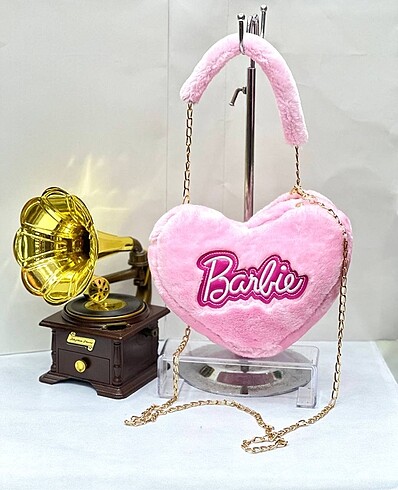 Barbie Tüylü Peluş Çanta