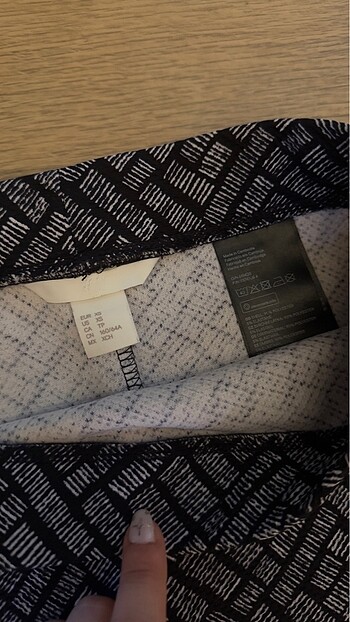 H&M Lacivert mini etek