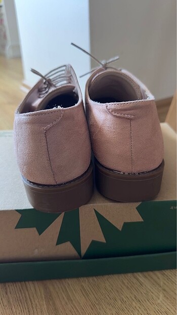 37 Beden Loafer pudra ayakkabı