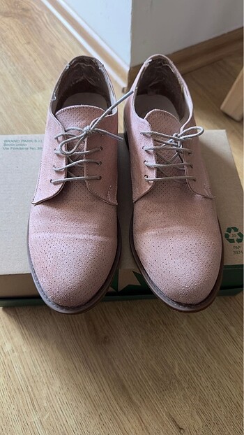 Loafer pudra ayakkabı