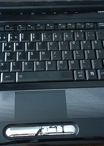 Mavi Toshiba Laptop - Görsel 5