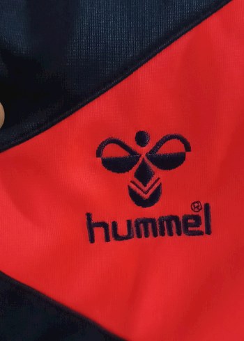 Standart Beden Beden Kırmızı Siyah Hummel Erkek Çocuk Fermuarlı Ceket