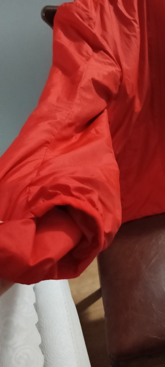 Kadın Parlak Kırmızı Nike Fermuarlı Ceket - Görsel 5