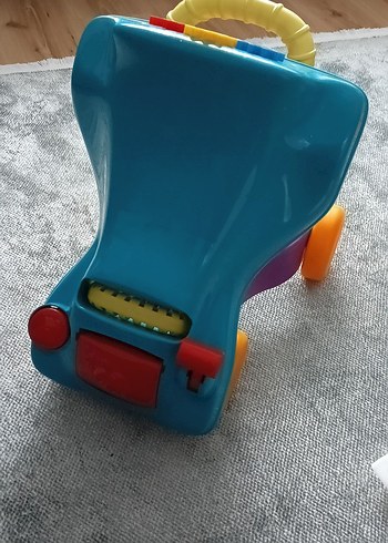 Renkli Mavi Bebek Yürüteci - Görsel 3