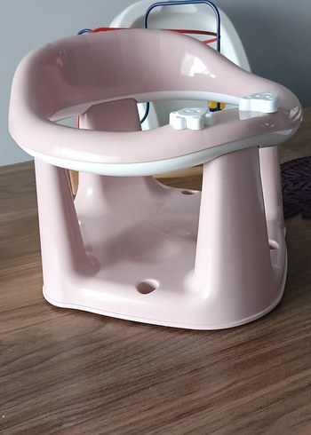 Pastel Pembe Bebek Mama Sandalyesi - Görsel 2