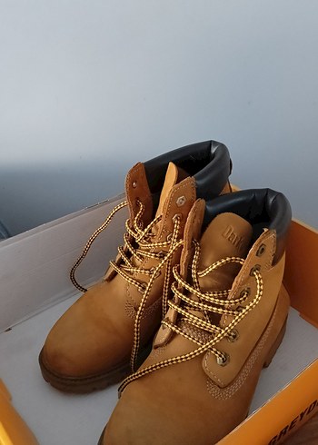 Bej Deri unisex Bağcıklı Günlük Bot - Görsel 2