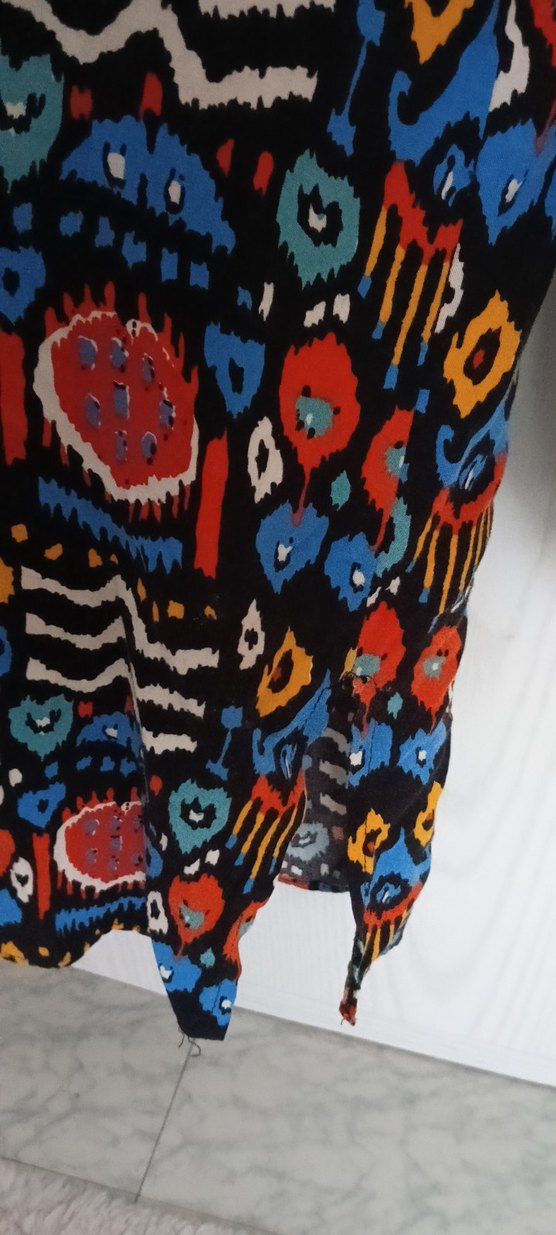 Bohem Çok Renkli Desenli Uzun Kollu Gömlek - Görsel 3