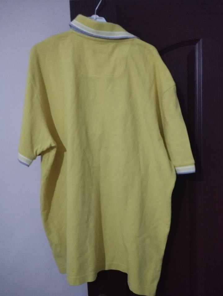 Erkek Sarı Kısa Kollu Polo Tişört - Görsel 3