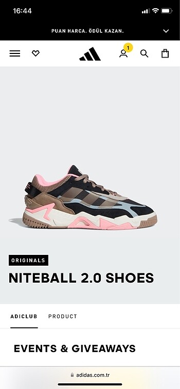 adidas niteball spor ayakkabı