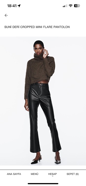 zara deri pantolon