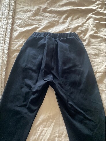 xs Beden siyah Renk Suni deri jogger