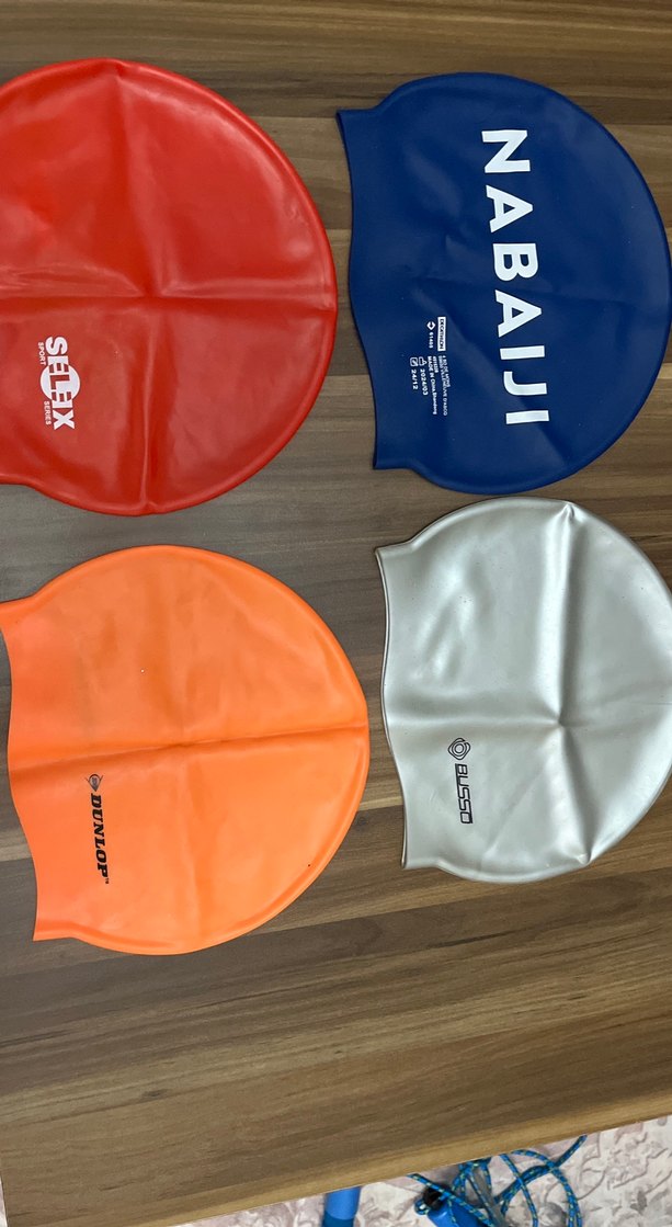 Renkli Elastik Yüzme Bone Seti - Görsel 2