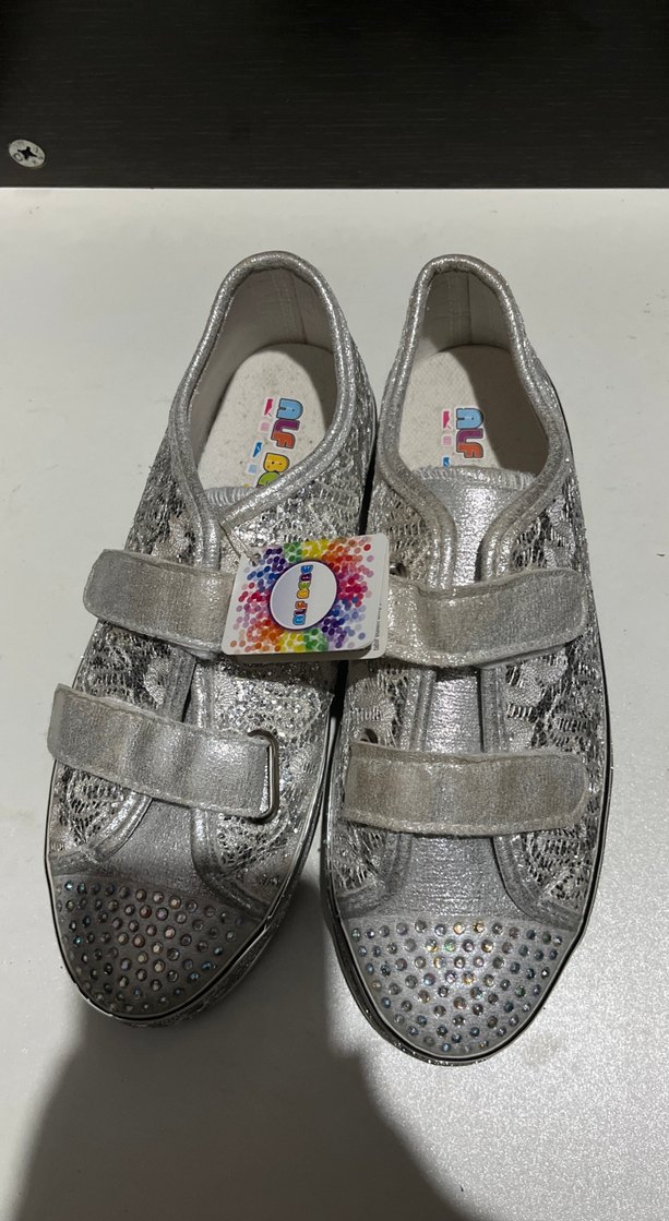 Kız Çocuk Gri Bağcıksız Spor Ayakkabı - Görsel 2