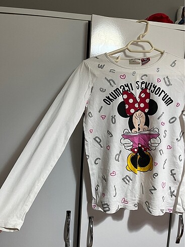 11-12 Yaş Beden Minnie mouse bluz