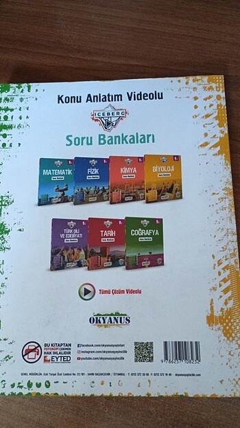  Okyanus Yayınları 9. Sınıf Iceberg Kimya Soru Bankası 